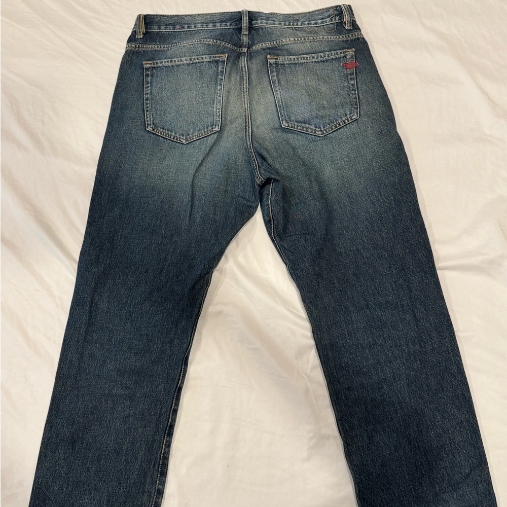 Diesel Men's Straight Blue Jeans